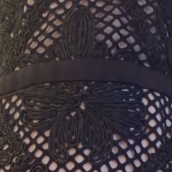 ENDLESS ROSE🌹Gorgeous Sheath Dress Black over Tan - Picture 9 of 13